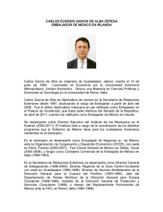 Perfil de Carlos García de Alba