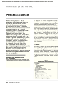 Parasitosis cutáneas