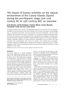 The impact of human activities on the natural environment of the