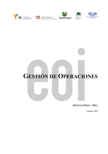GESTIÓN DE OPERACIONES