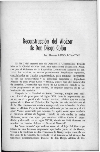 Reconstrucción del Alcázar de Don Diego Colon