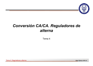 Tema 4. Conversión CA/CA. Reguladores de - OCW