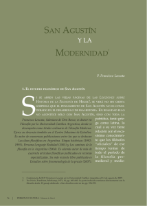 San Agustín y la Modernidad - Universidad Católica San Pablo
