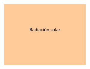 Radiación solar
