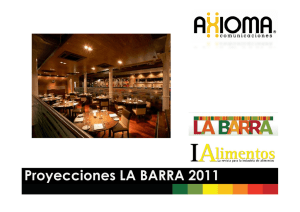 Proyecciones LA BARRA 2011