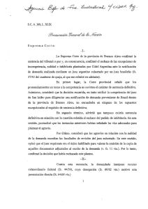 La Suprema Corte de la provincia de Buenos Aires confirmó la