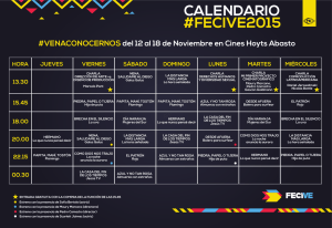 Calendario FECIVE 2015