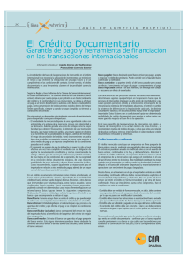 El Crédito Documentario - Plan de Promoción Exterior