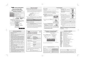 Serie VX-410E/-420E Manual de instrucciones