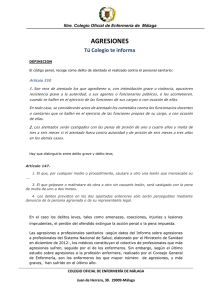 agresiones - Colegio Oficial de Enfermería de Málaga