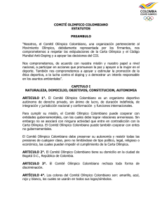 Estatutos del Comité - Comité Olímpico Colombiano
