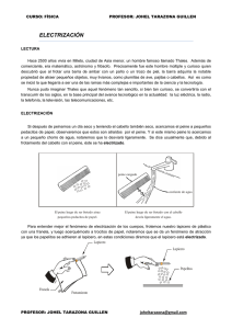 electrización - La Matemática