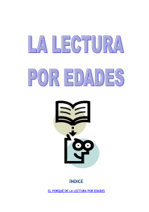 La lectura por edades - Fundación Alonso Quijano