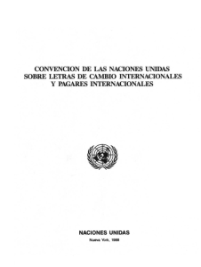 Convención de las Naciones Unidas sobre Letras de Cambio