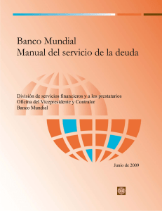Banco Mundial Manual del servicio de la deuda