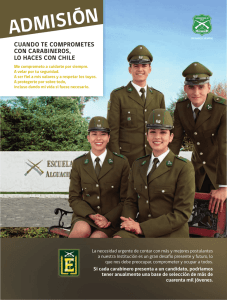 admisión - Escuela de Formación de Carabineros