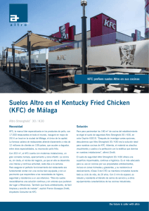 Suelos Altro en el Kentucky Fried Chicken (KFC) de Málaga