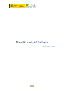 Manual firma digital Entidades