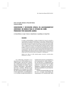 conversión y reversión génica en saccharomyces cerevisiae. un