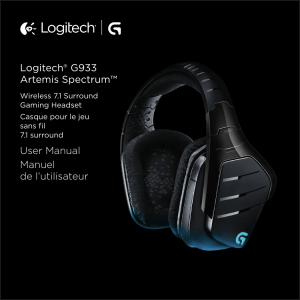 Logitech® G933 Artemis Spectrum™ User Manual Manuel de l