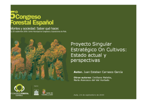Presentación de PowerPoint - congreso forestal español