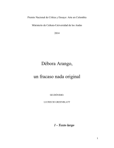 Débora Arango, un fracaso nada original