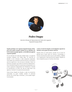 Entrevista con Pedro Duque - e-Archivo Principal