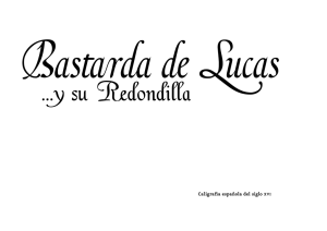 Francisco Lucas font specimen sheet