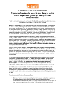 Nota de prensa en pdf - Fundación Secretariado Gitano
