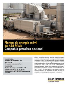 Plantas de energía móvil de 458 MWe Compañía petrolera nacional