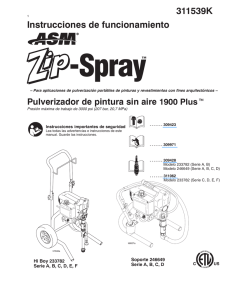 311539k ASM Zip Spray 1900 Plus Operation Manual
