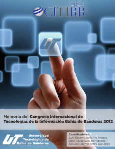 Memoria - Universidad Tecnológica de Bahía de Banderas