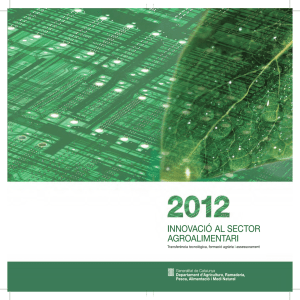 Programa d`"Innovació al sector agroalimentari 2012"