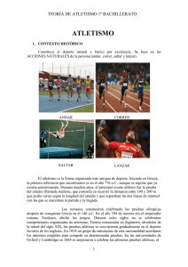 Teoría Atletismo 1º Bachillerato