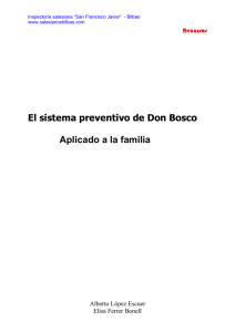 El sistema preventivo de Don Bosco
