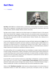 Karl Marx - Escuelapedia