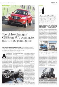 Test drive Changan CS35: un SUV compacto que