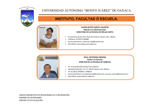 Escuelas - Universidad Autónoma Benito Juárez de Oaxaca