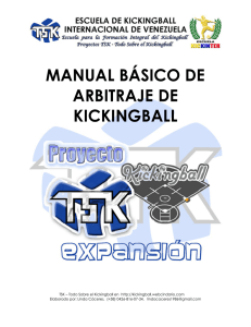 manual básico del arbitraje en el kickingball