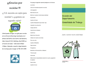 Final Spanish Recycling Brochure