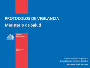 PROTOCOLOS DE VIGILANCIA Ministerio de Salud