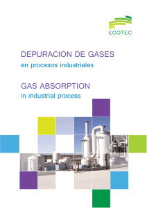 Depuración de gases en procesos industriales