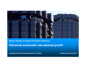 Delivering sustainable risk-adjusted growth