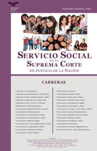 Servicio Social en la Suprema Corte