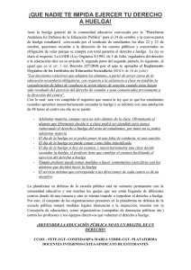Derecho de Huelga - AMPA Europa Sevilla