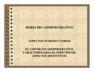 Derecho Administrativo. Contratos Administrativos