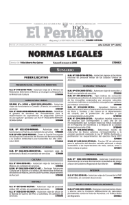 Publicacion Oficial - Diario Oficial El Peruano