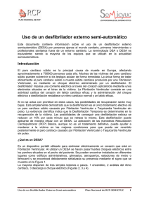 Form Uso de un desfibrilador externo automático SEMICYUC.d–