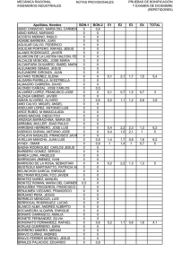 MECÁNICA RACIONAL INGENIEROS INDUSTRIALES NOTAS