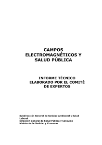 CAMPOS ELECTROMAGNÉTICOS Y SALUD PÚBLICA